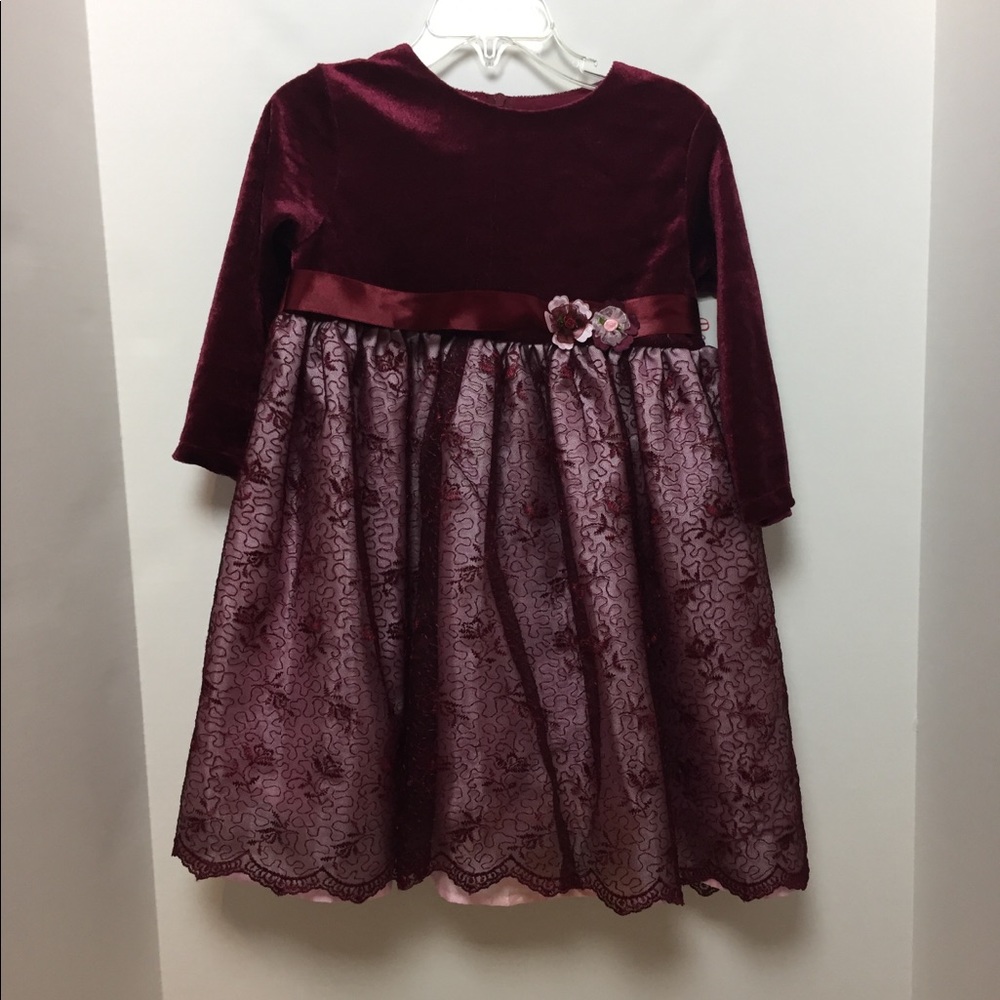 NWT Velvet Top Girl’s Holiday Dress
